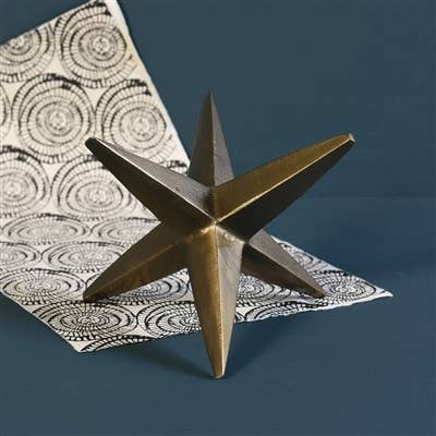 6-Point Star - Brass