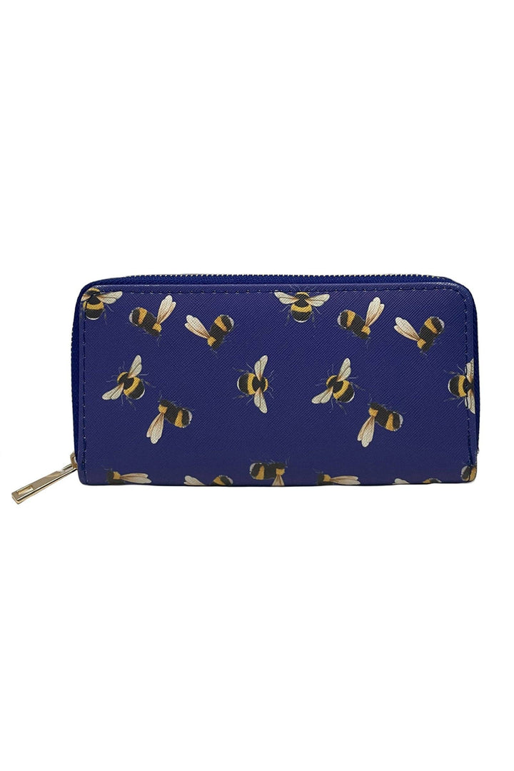 Bee Print Bag Collection - Navy