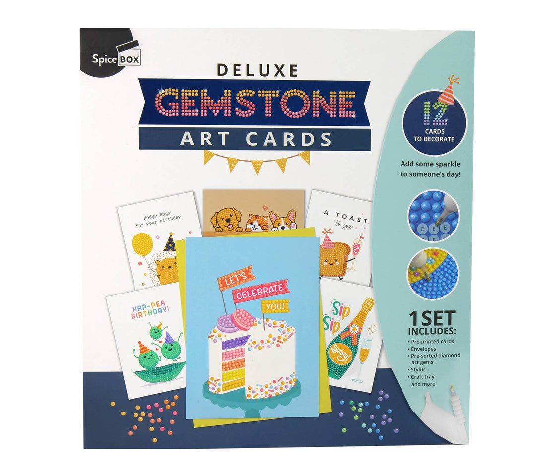Sketch Plus Deluxe Gemstone Art Cards Complete Craft Set
