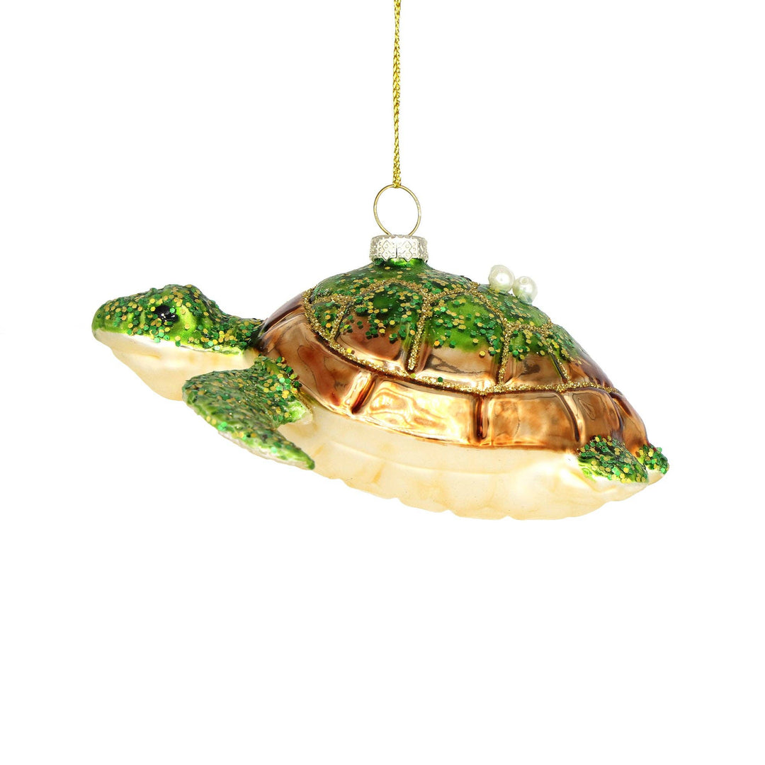 Glass Sea Turtle Ornament