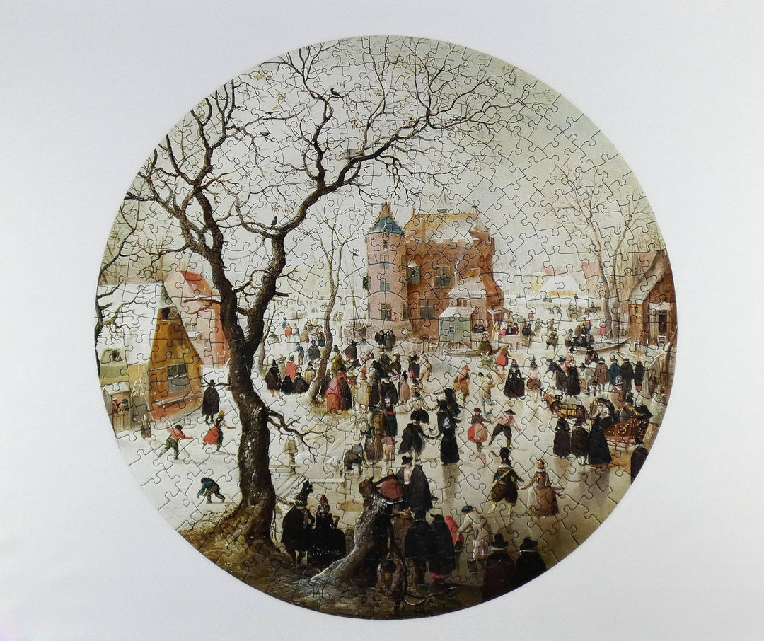 A Winter Scene with Skaters near a Castle - National Gallery