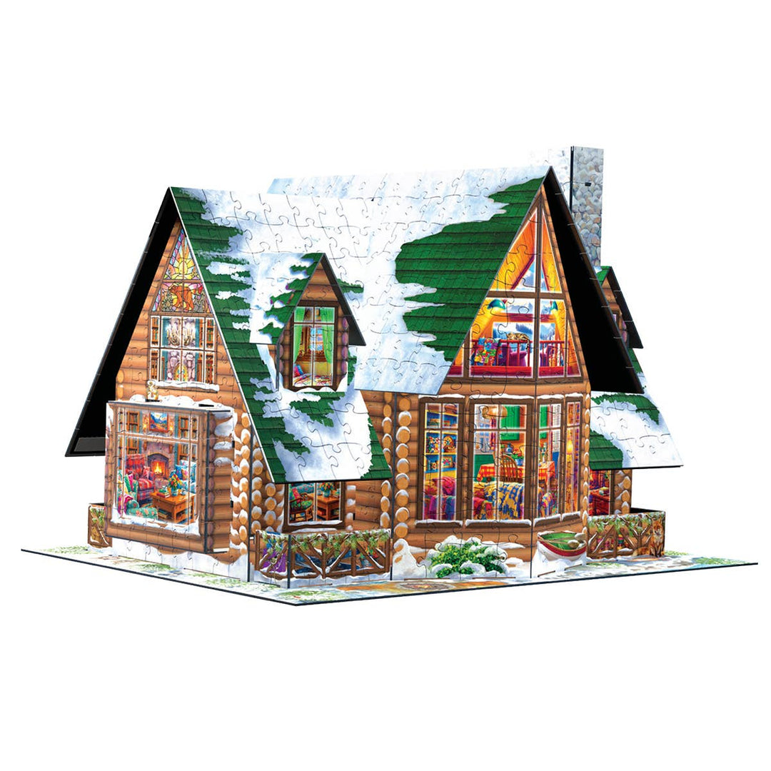 Log Cabin (3D) Puzzle