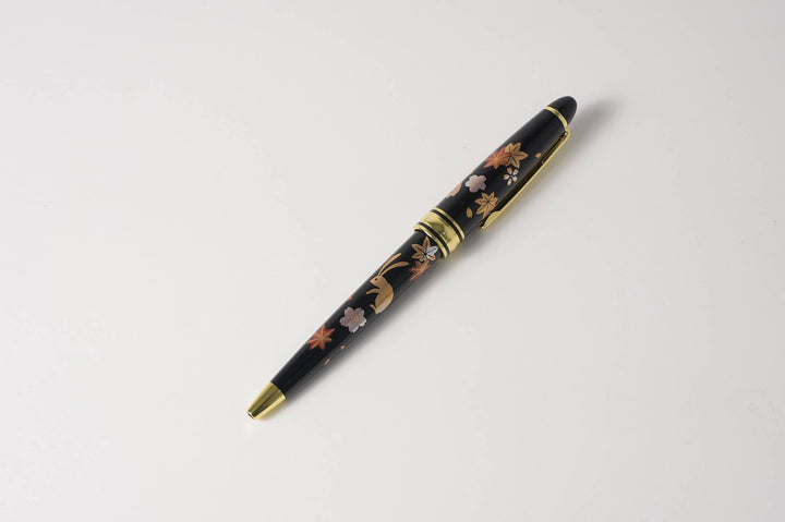 KASHIKO - Urushi Lacquer Ballpoint Pen / Rabbit in Spring and Fall