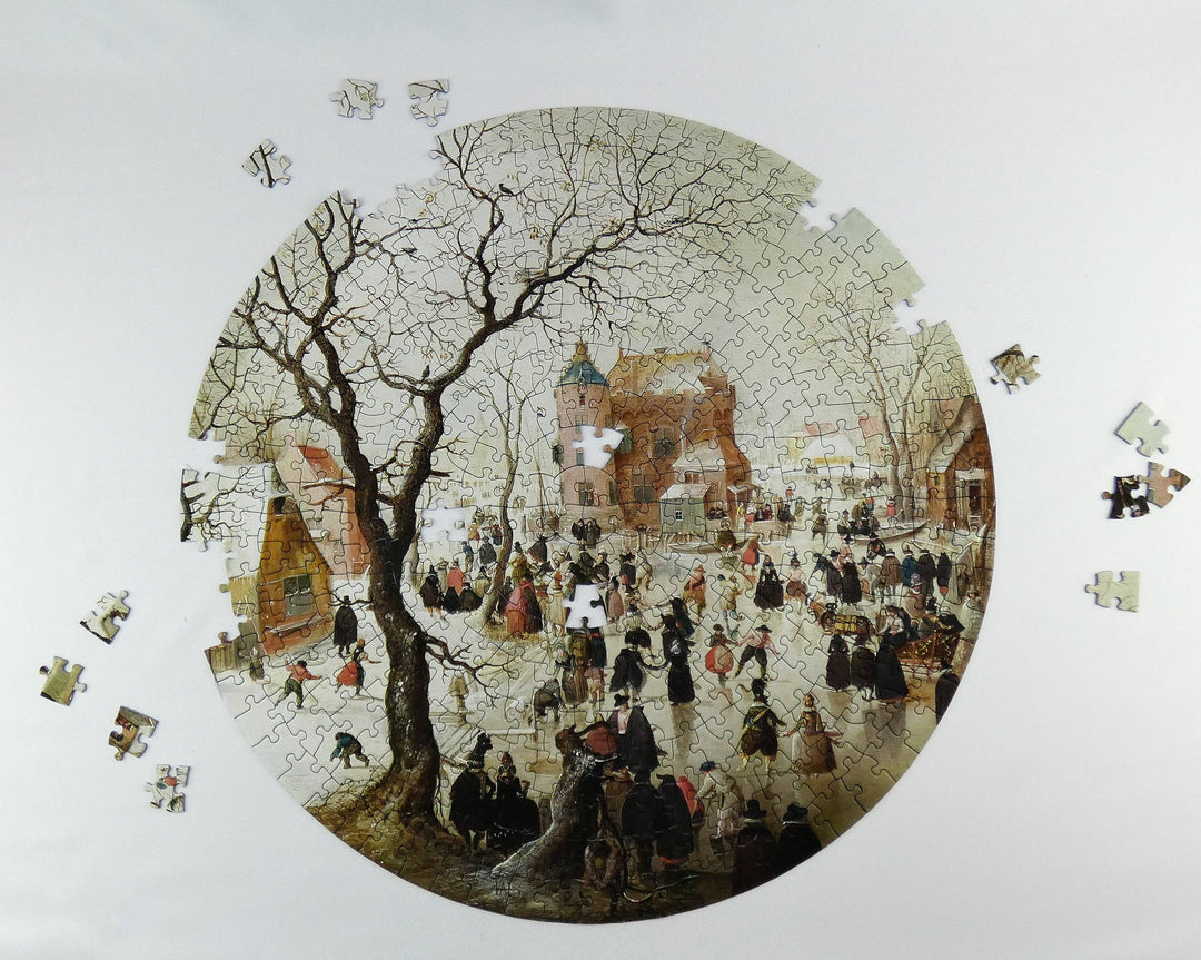 A Winter Scene with Skaters near a Castle - National Gallery
