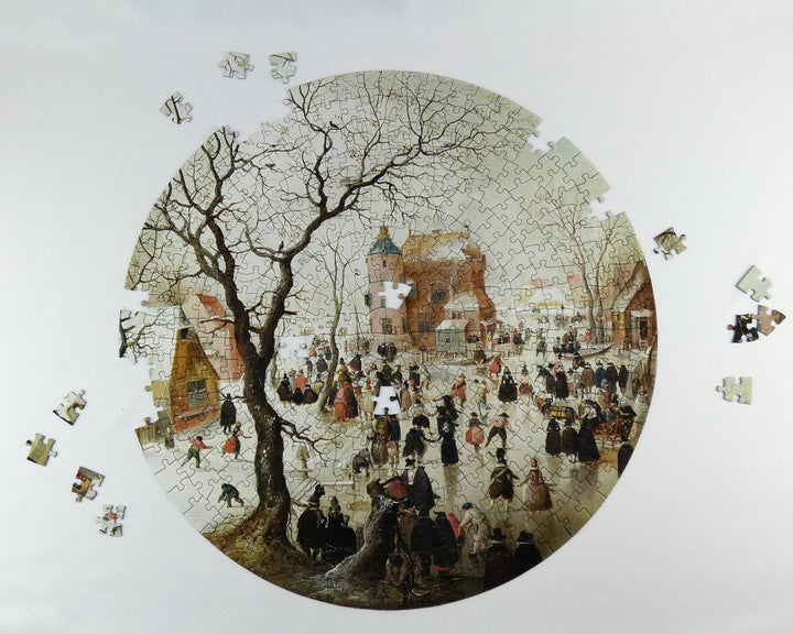 A Winter Scene with Skaters near a Castle - National Gallery