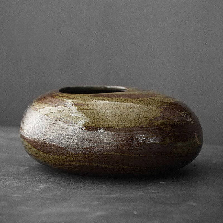 Handmade Ikebana Round Vase