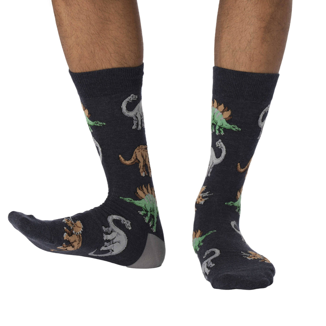 Men's Jurassic Dinosaurs Socks 7-12