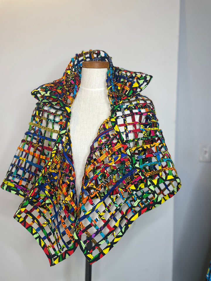 Kenten Vest - Upside Down 2in1 Multi Colour