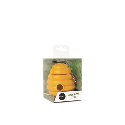 Busy Bees - Paper Clips & Magnetic Container