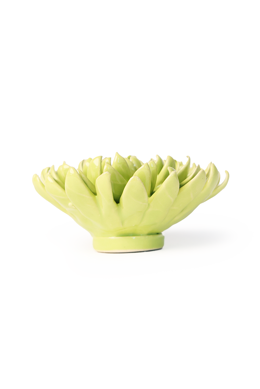 Yellow Green PomPom Mum