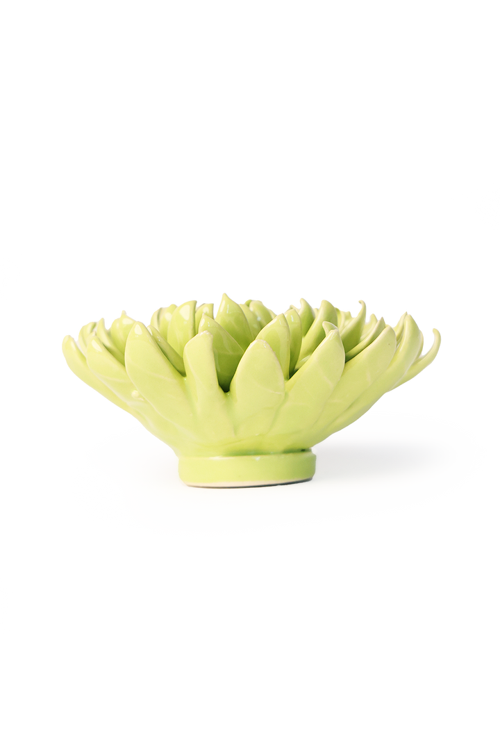 Yellow Green PomPom Mum