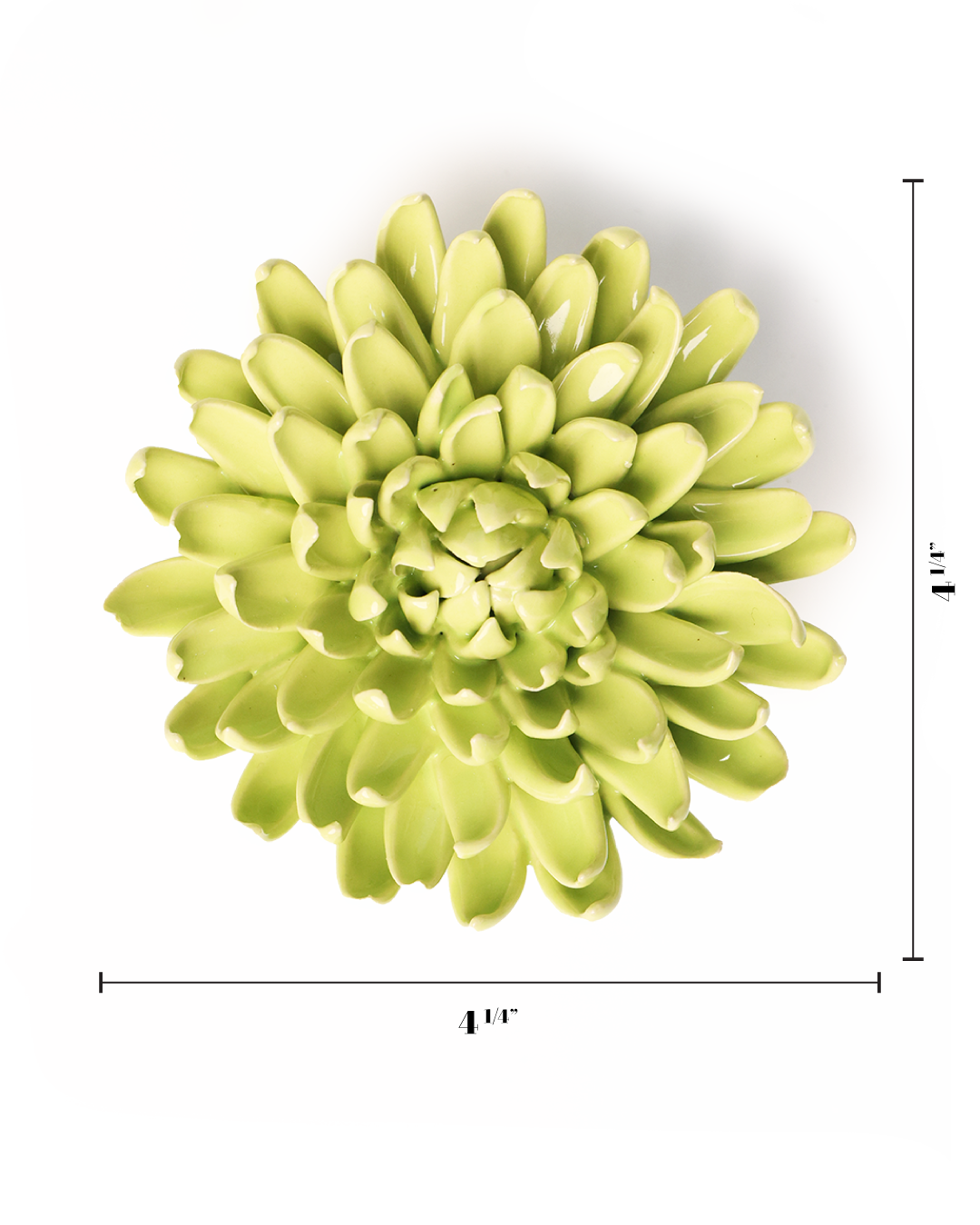 Yellow Green PomPom Mum