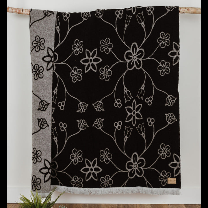Fleurs Indigenous Wool Blanket
