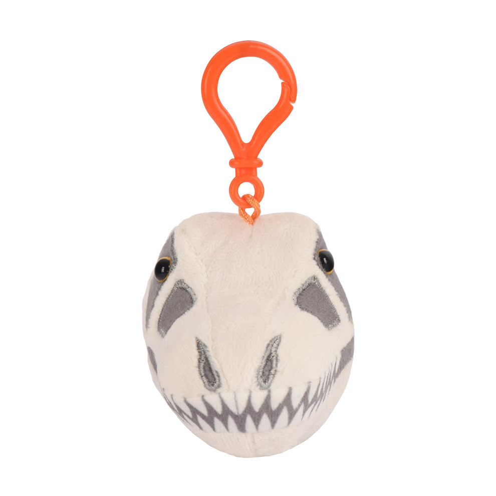 Fuzzy Fossils -  T-Rex Skull Keychain