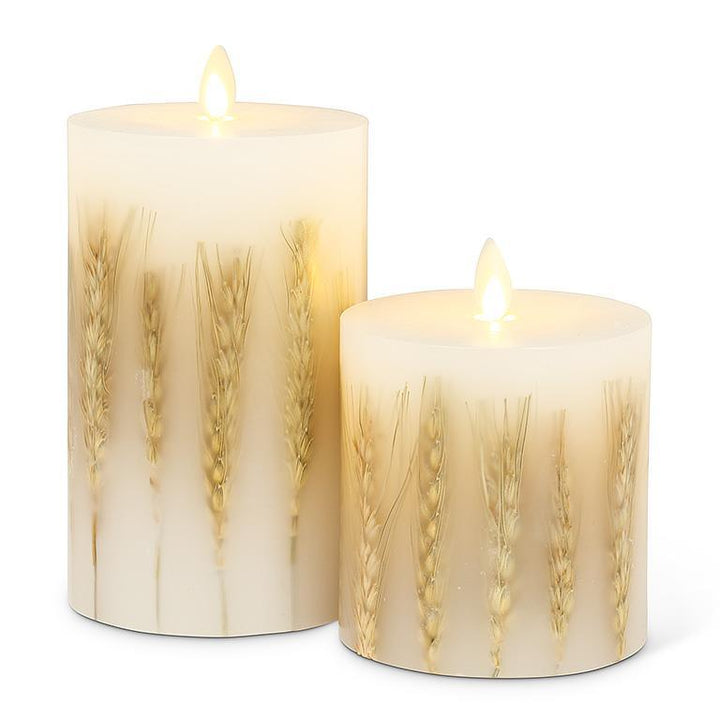 Wheat Reallite Candle - Small