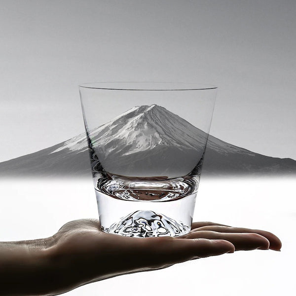 Japanese Mount Fuji Whiskey Glass