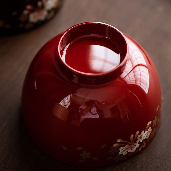 Yamanaka Shikki Sakura Couple Bowls x2