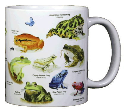 Frogs of the World Ceramic Mug