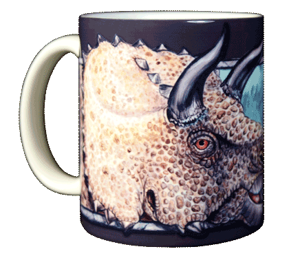 Tasse en céramique Triceratops