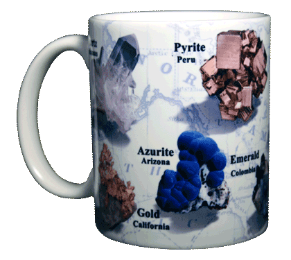 Minerals of the World Ceramic Mug