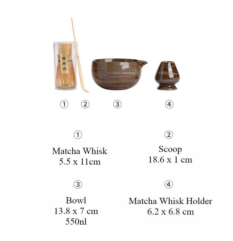 Gohobi Ceramic Matcha Set