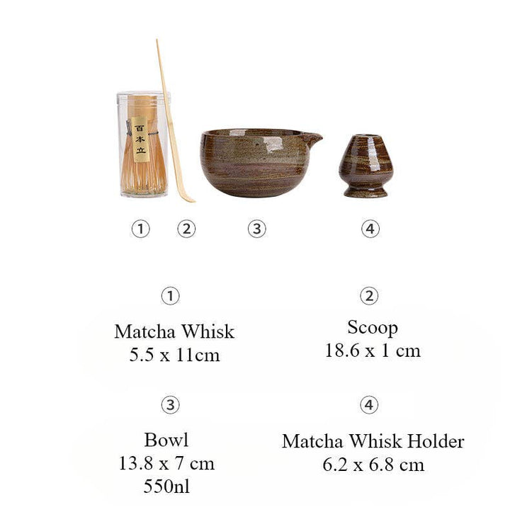Gohobi Ceramic Matcha Set