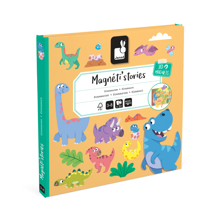 MAGNETI'STORIES -  DINOSAURS - 30 PIECES