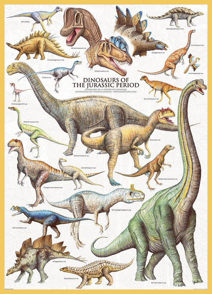 Dinosaurs of the Jurassic Period Puzzle