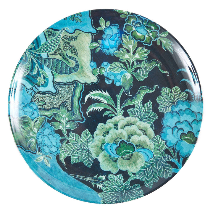 Palampore Blue Dinner Plates Set of Four   