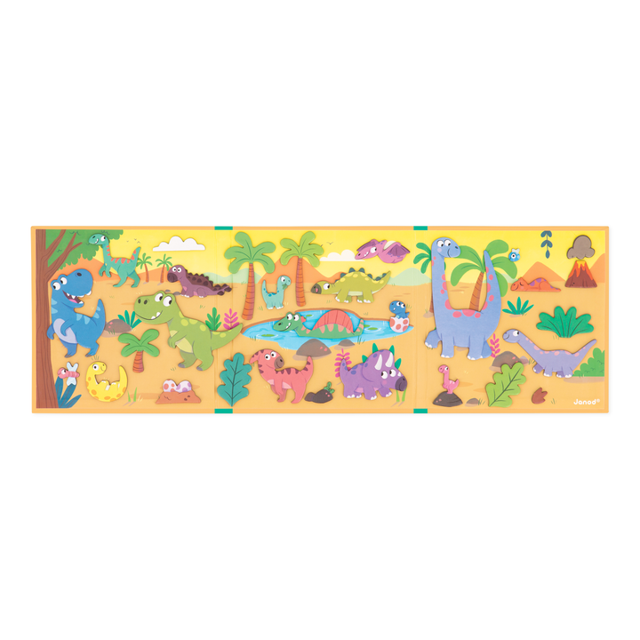 MAGNETI'STORIES -  DINOSAURS - 30 PIECES