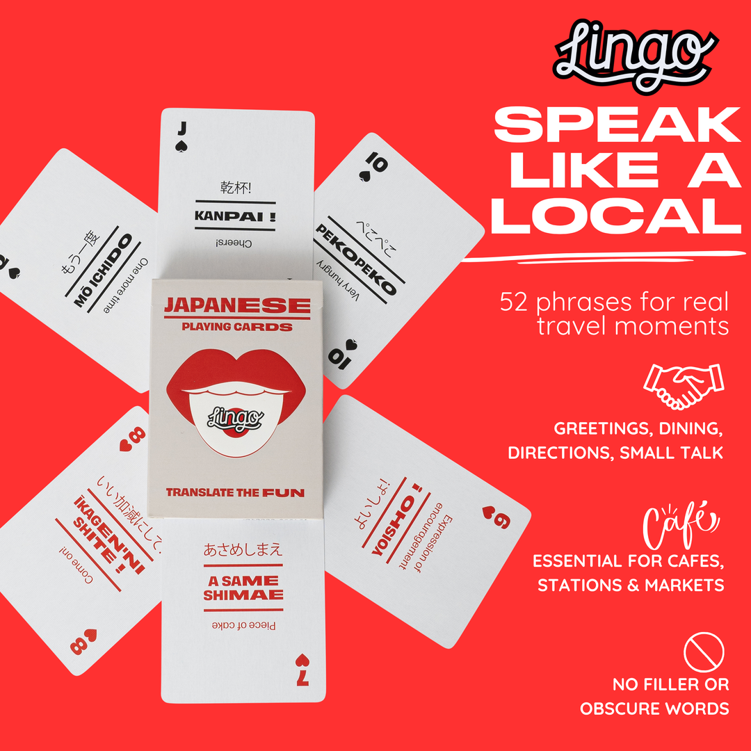 Japanese Travel Playing Cards
