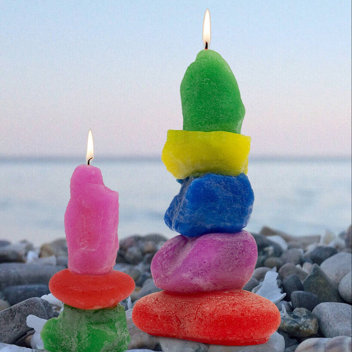 Large Cairn Candle - Solid Colors