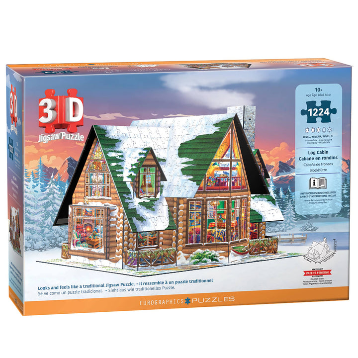 Log Cabin (3D) Puzzle