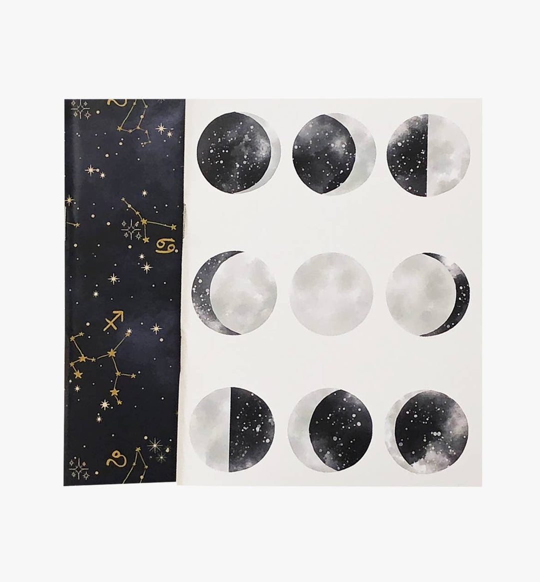 Moon Phase and Starry Sky Pocket Notebooks – Set of 2