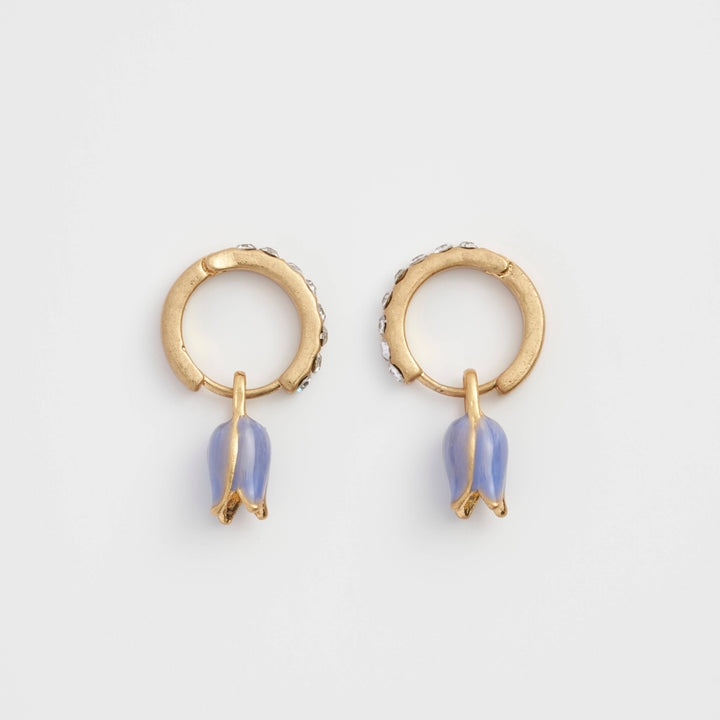 FABLE Bluebell Charm Huggie Earrings
