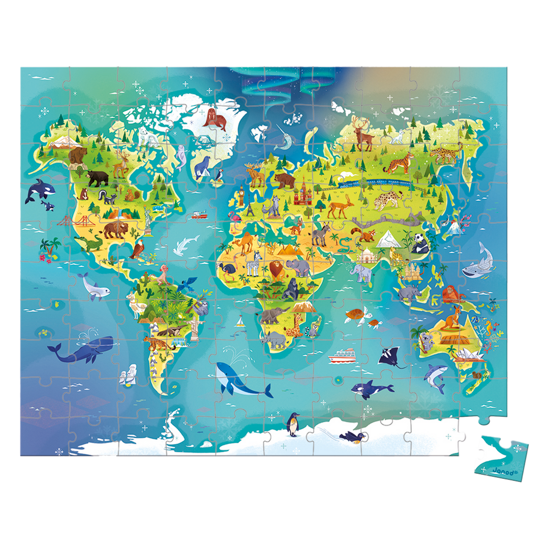 WORLD Puzle 100pc