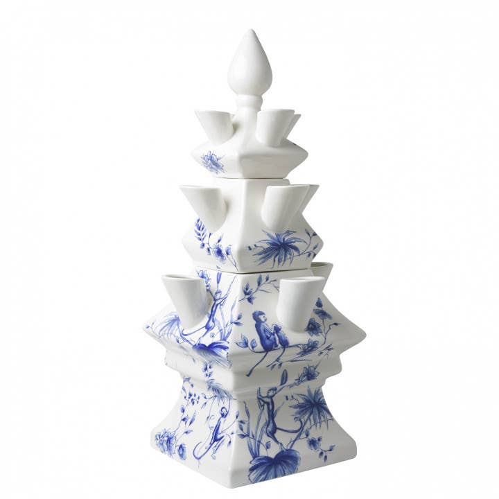 Tulip Vase 3-piece Monkeys