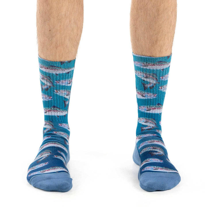 Men's Rainbow Trout Socks 8-13