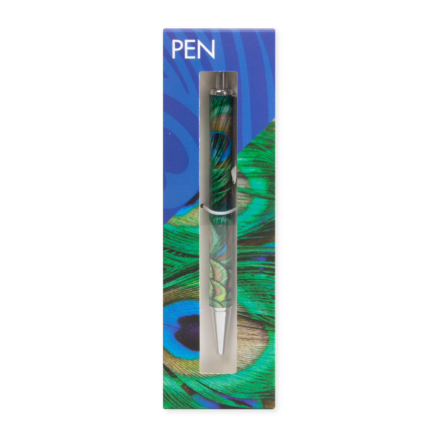 Peacock Feathers Ballpen in Box – ROM Boutique