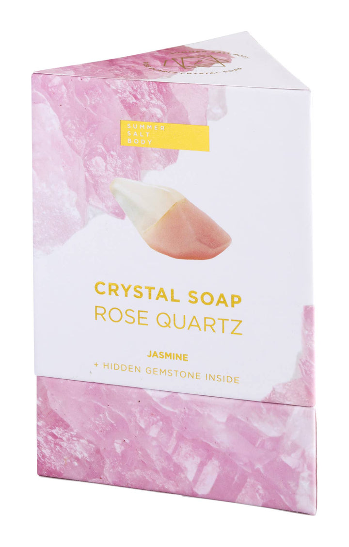 Rose Quartz Crystal Soap - with hidden gemstone!