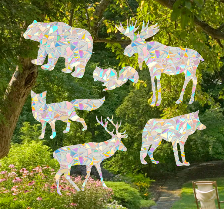 Forest Animal Shape Suncatcher Pack