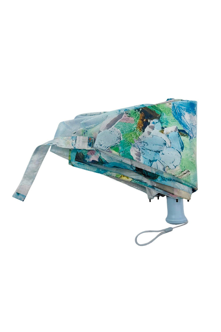 Floral Oil Painting Umbrella with Travel Case (Mini)