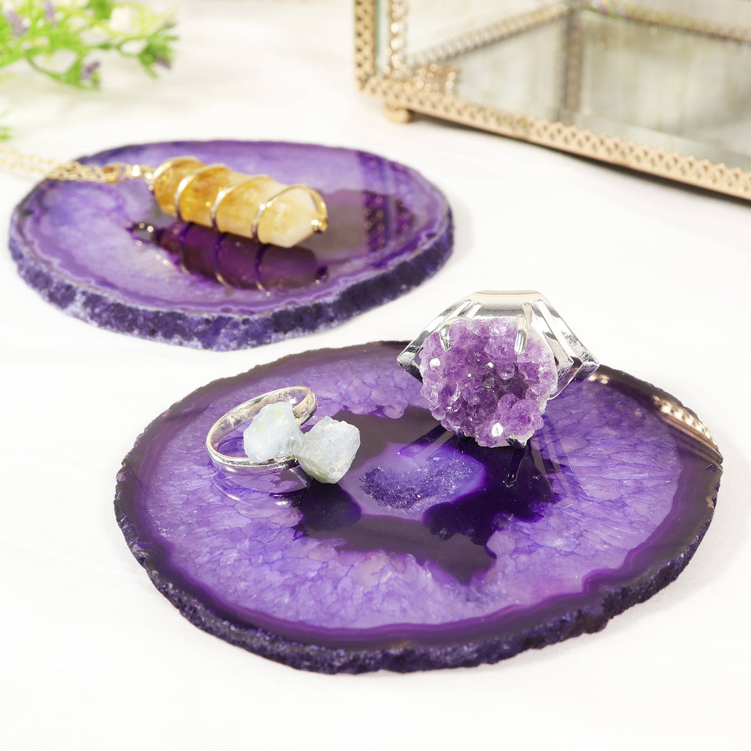 Purple Agate Coaster