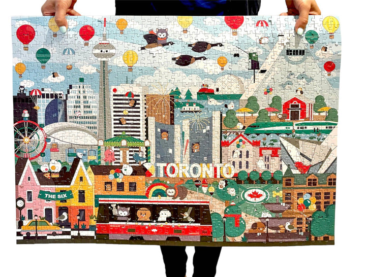 1000 pieces Toronto in Motion Jigsaw Puzzle
