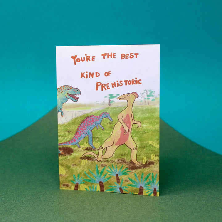 Prehistoric Birthday Card A6