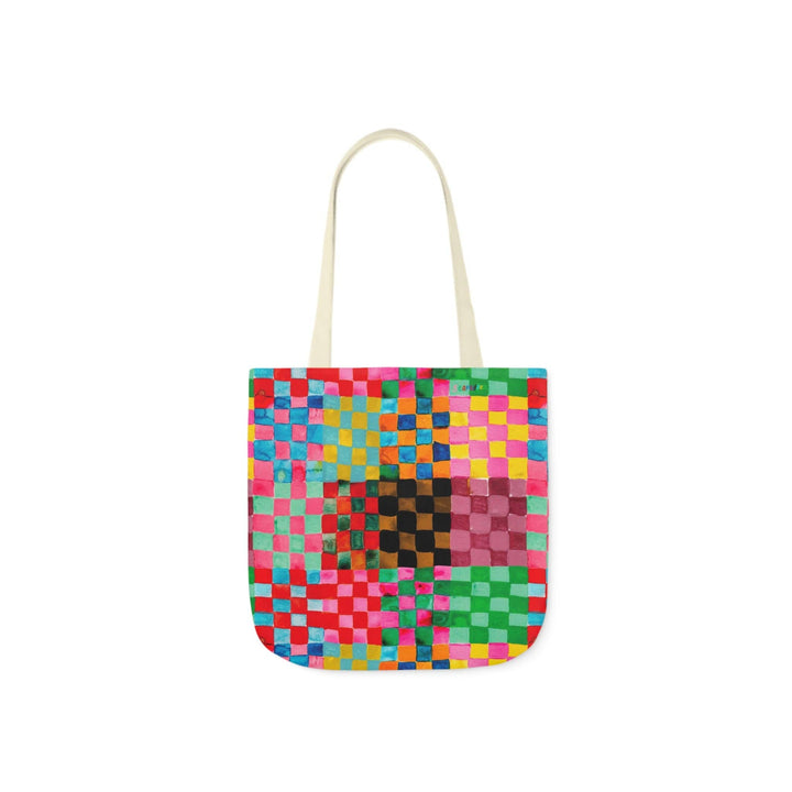 Checkerland Tote Bag: 18" × 18''