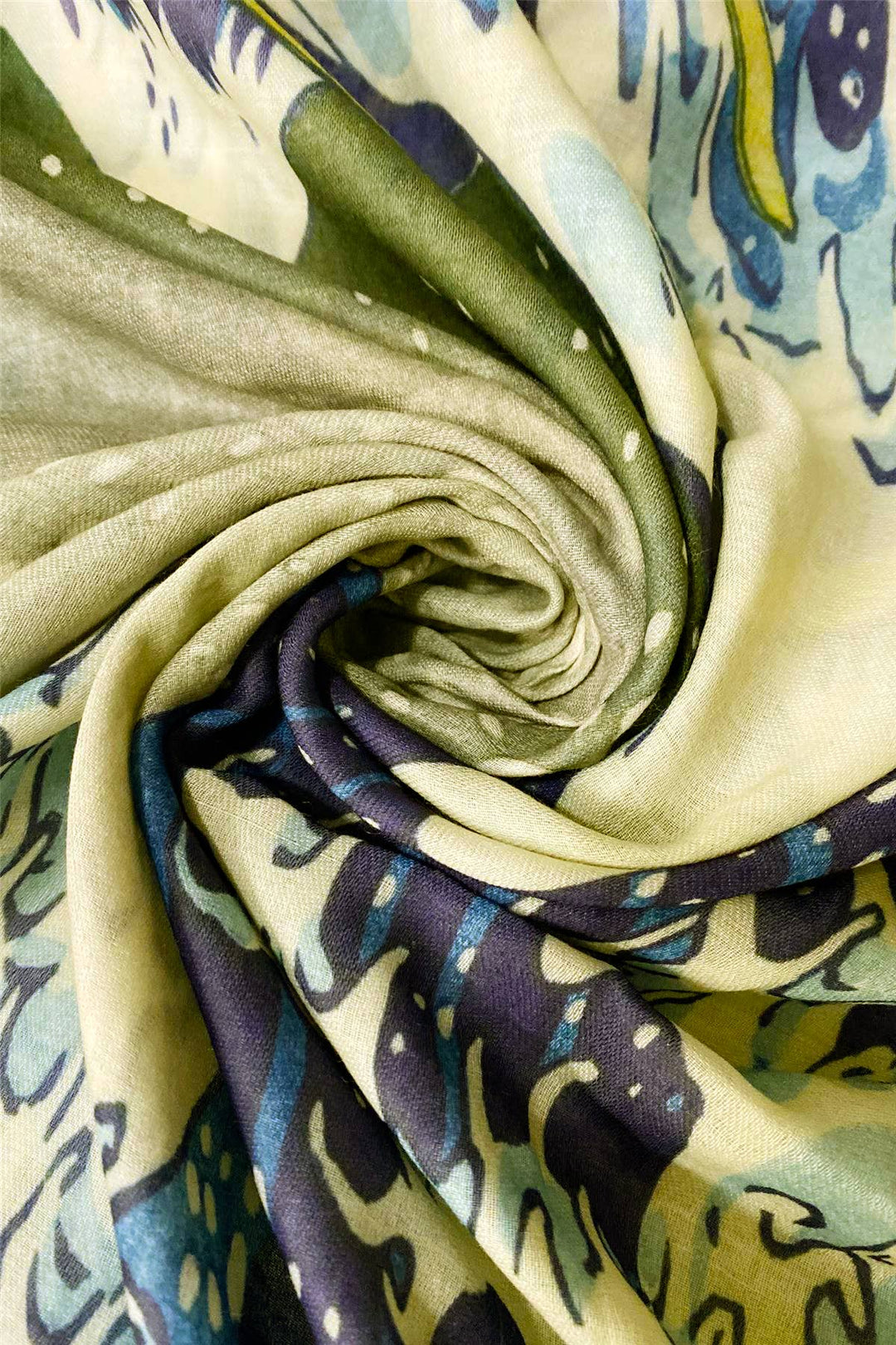 Hokusai's Great Wave Silk Scarf