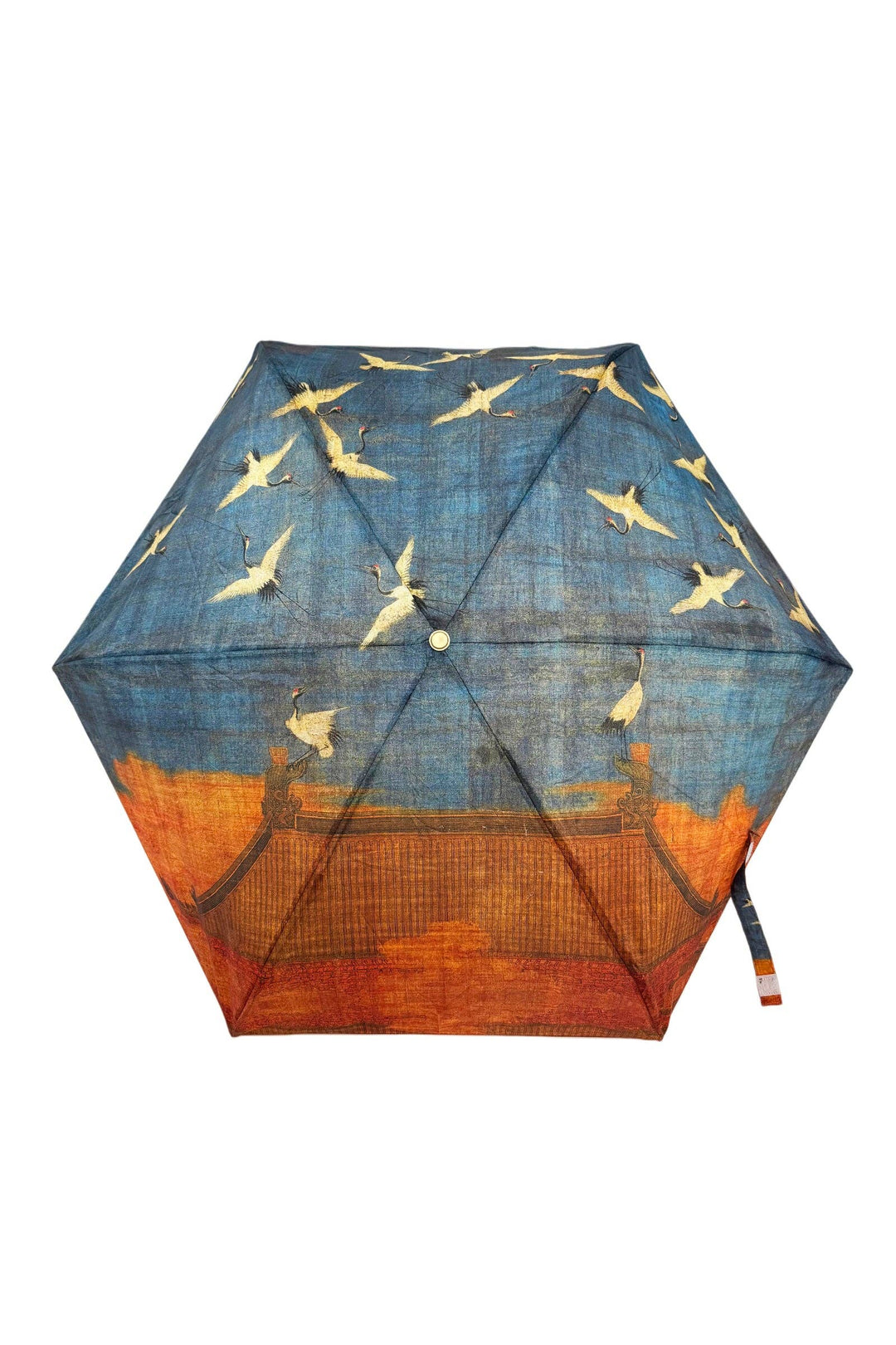 Japanese Cranes Umbrella with Travel Case (Mini)
