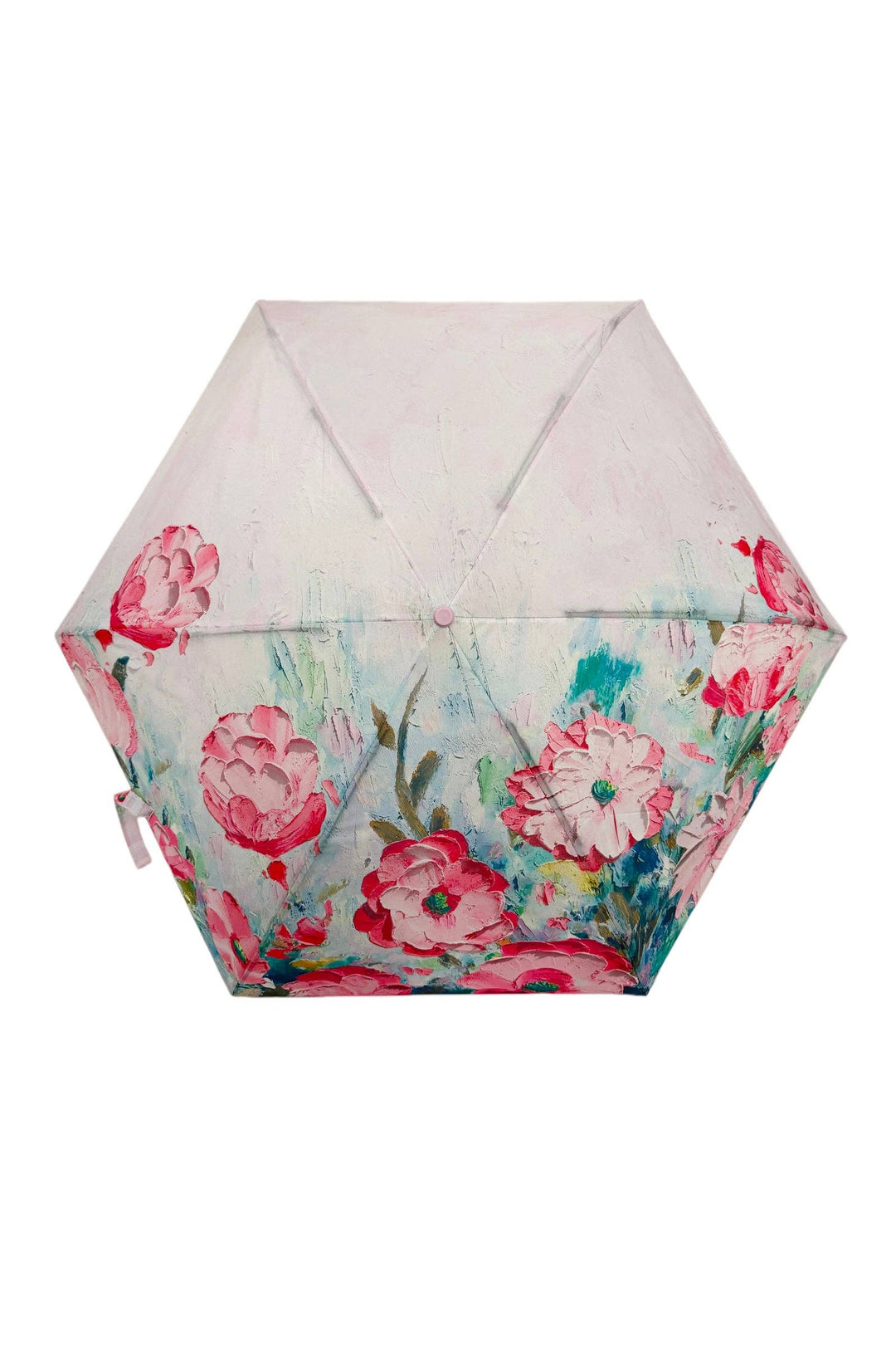 Floral Oil Painting Umbrella with Travel Case (Mini)