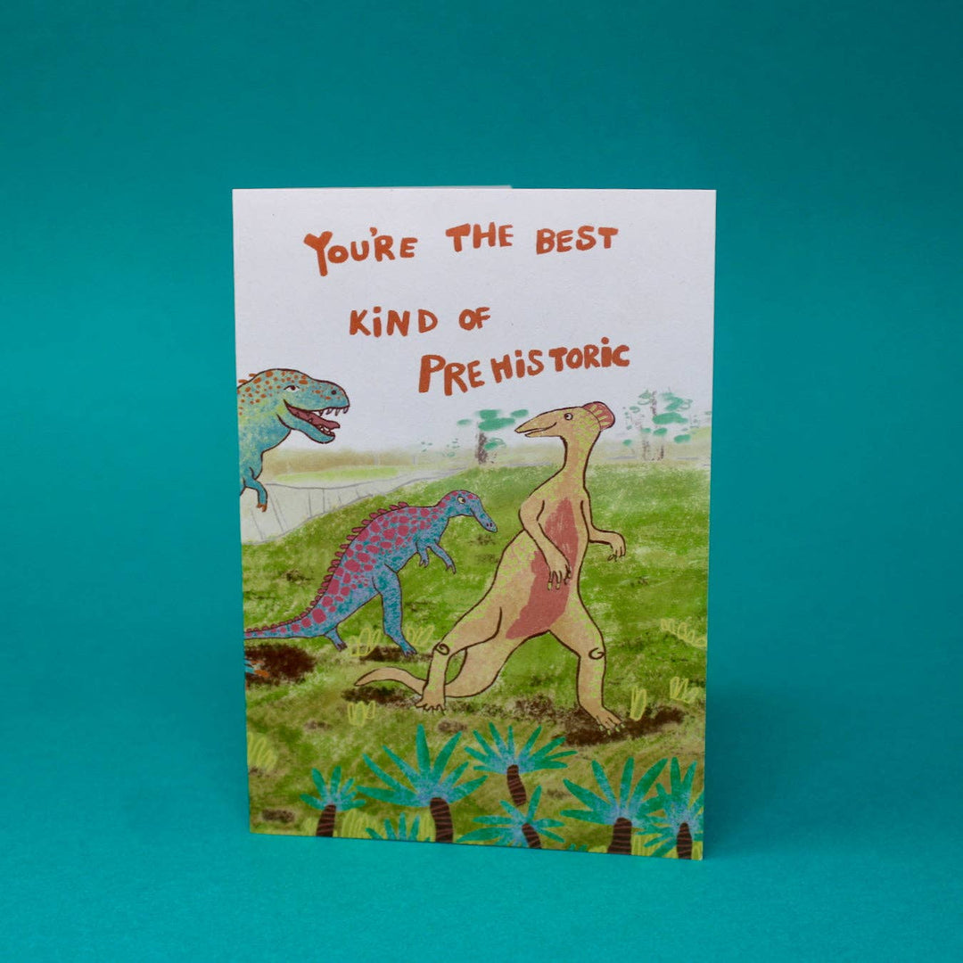 Prehistoric Birthday Card A6